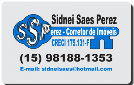 Sidnei Saes Perez Corretor de Imóveis CRECI 175.13